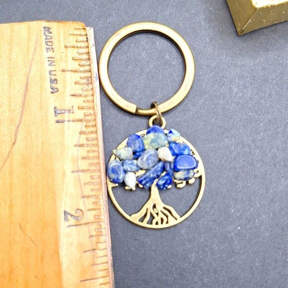 Lapiz tree of life keychain bronze keyring charm accessory - Picture 5 of 5